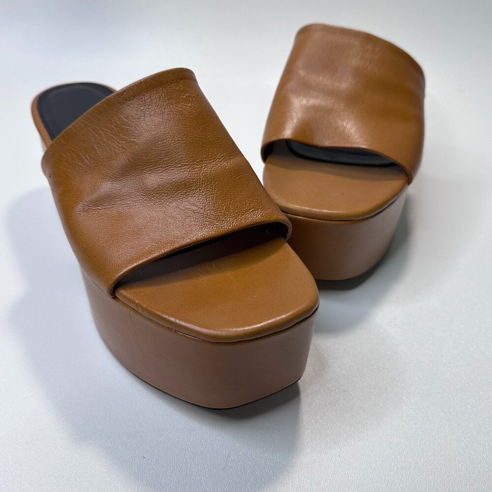 Zara Chunky High Heeled Platform Sandals